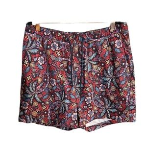 GAP Men’s Floral Swim Trunks - Red & Blue